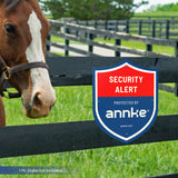 ANNKE 10" Hochbelastbares Videoüberwachung Sign aus 100% Aluminium – Reflektierend & Wetterfest für den Außenbereich – Überwachungsschild für Haus, Garten & Grundstücksschutz