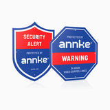 2er-Set ANNKE 10" Hochbelastbares Videoüberwachung Sign aus 100% Aluminium – Reflektierend & Wetterfest – Überwachungsschild für Haus, Garten & Grundstücksschutz