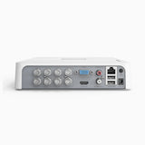 DR82 - 8-Kanal 1080P Hybrid 5-in-1 DVR, KI-Bewegungserkennung 2.0, Personen- & Fahrzeugerkennung, H.265 Pro+, Audio über Koax