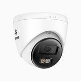 C500X - 3K PoE Überwachungskamera Außen mit Dual-Light, Farb- & IR-Nachtsicht, 3072×1728, Personen- & Fahrzeugerkennung, 2-Wege-Audio, Sirene & Lichtalarm, IP67