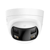 FCD600 - 6MP PoE Panorama Überwachungskamera Außen, zwei Objektiven, 180° Ultraweitwinkel, f/1.2 Superblende, BSI-Sensor, integriertes Mikrofon, aktive Sirene und Alarm, Personen-und Fahrzeugerkennung