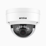 C500D - 3K PoE Überwachungskamera Außen Dome, Farb- und IR-Nachtsicht, 3072 × 1728 bei 20 Bildern/s, intelligenter Personen- und Fahrzeugerkennung, integriertem Mikrofon, IP67