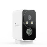 Camstro 2K Outdoor Wireless Camera Night Vision Color PIR Detection Two-Way Audio, IP66, Cloud/SD, Alexa, WiFi 2.4GHz, Rechargeable Battery