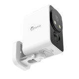 Camstro 2K Outdoor Wireless Camera Night Vision Color PIR Detection Two-Way Audio, IP66, Cloud/SD, Alexa, WiFi 2.4GHz, Rechargeable Battery