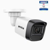C300 - 2K 3MP PoE Überwachungskamera Außen, EXIR 2.0 Nachtsicht, Bewegungserkennung, H.265+, IP67 Wetterfest