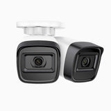 C300 - 2er-Pack 2K 3MP PoE Überwachungskamera Außen, EXIR 2.0 Nachtsicht, Bewegungserkennung, H.265+, IP67 Wetterfest