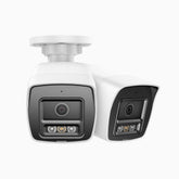 C1200 - 2er-Pack 4K 12MP PoE Überwachungskamera aussen, Farbe & IR Nachtsicht, Erkennung von Menschen & Fahrzeugen, H.265+, Eingebautes Mikrofon, Max. 512 GB lokaler Speicher, IP67 (Copy)