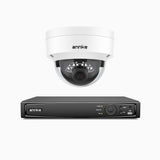 H500 - 3K 4 Kanal PoE Überwachungskamera-Set mit 1 Kamera, Intelligente Dual-Licht-Nachtsicht, 3072 × 1728 @ 20fps, intelligente Erkennung von Personen und Fahrzeugen, integriertes Mikrofon, IP67