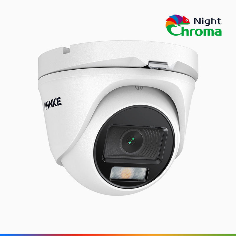 NightChroma<sup>TM</sup> NCA200 - 1080p Kabelgebunden Überwachungskamera aussen, Farbnachtsicht, f/1.0 Superblende, 0,0005 lx, Aktive Ausrichtung