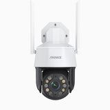 WZ500 - 5MP Funk PTZ Überwachungskamera Außen, 20-facher optischer Zoom, 328 ft Infrarot-Nachtsicht, AI-Personenerkennung & Auto-Tracking, Zwei-Wege-Audio