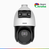 NightChroma<sup>TM</sup> NCT425 - 2-in-1 Dual Lens PTZ Security IP Camera, 3D Position, Acme Color Night Vision (0.001 Lux), 25X Optical Zoom, Smart Detection, 4MP Resolution