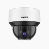 CZ425X - 4MP PoE Dome Überwachungskamera aussen, 25X optischer Zoom, Farbnachtsicht, IK10 vandalensicher, intelligente Verhaltensanalyse, Unterstützung externer Sirenen