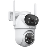 ANNKE 4MP PTZ Überwachungskamera Aussen WLAN, Dual-Objektiv, Auto-Tracking, 360° Panorama, Smart-Erkennung, 2, 4/5GHz WiFi, Farbnachtsicht, 2-Wege-Audio, Licht- & Ton-Alarm, SD-Kartenslot