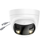ANNKE 4K Dual-Objektiv PoE Überwachungskamera außen mit 180° Panoramaansicht, Zwei-Wege Audio, KI Personen-/Fahrzeugerkennung, 24/7 Aufzeichnung, Farb-Nachtsicht, IP67 Wetterfest