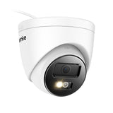 ANNKE 4K PoE Überwachungskamera Außen, KI-Personen- & Fahrzeugerkennung | 8MP PoE IP Kamera Farb-Nachtsicht mit Spotlight, Audioaufnahme, microSD bis 512GB, Fernzugriff, IP67, Alexa-kompatibel