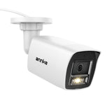 ANNKE 4K 8MP PoE Überwachungskamera Außen Bullet Kamera mit Farbnachtsicht，KI Personen- und Fahrzeugerkennung, 3 Nachtsichtmodi, Audioaufnahme, IP67, H.265+, unterstützt 512GB microSD, 4mm Objektiv