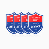4er-Set ANNKE 10" Hochbelastbares Videoüberwachung Sign aus 100% Aluminium – Reflektierend & Wetterfest – Überwachungsschild für Haus, Garten & Grundstücksschutz