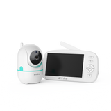 Tivona - 1080p 5" HD Video Babyphone mit Kamera, Zwei-Wege-Audio, Geräusch- & Temperaturerkennung, Fütterungserinnerung, 360° Schwenk/Neige, 2X Zoom, 5000mAh Akku, VOX-Funktion