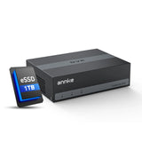 ANNKE 4 Kanal 3K Lite 5 in 1 DVR Rekorder mit 1 TB interner SSD-Festplatte für 4 Wochen 24/7 Aufzeichnung, KI Erkennung von Personen und Fahrzeugen, für kabelgebundene analoge CCTV Überwachungskameras