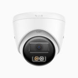 C500X - 3K PoE Überwachungskamera Außen mit Dual-Light, Farb- & IR-Nachtsicht, 3072×1728, Personen- & Fahrzeugerkennung, 2-Wege-Audio, Sirene & Lichtalarm, IP67