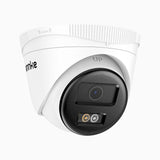 C500 - 3K PoE Überwachungskamera Außen,  Intelligente Dual-Licht-Nachtsicht, 3072 × 1728 @ 20fps, intelligente Erkennung von Personen und Fahrzeugen, integriertes Mikrofon, IP67