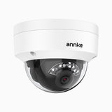 C500D - 3K PoE Überwachungskamera Außen Dome, Farb- und IR-Nachtsicht, 3072 × 1728 bei 20 Bildern/s, intelligenter Personen- und Fahrzeugerkennung, integriertem Mikrofon, IP67