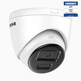 C300 - 2K 3MP PoE Überwachungskamera Außen, EXIR 2.0 Nachtsicht, Bewegungserkennung, H.265+, IP67 Wetterfest