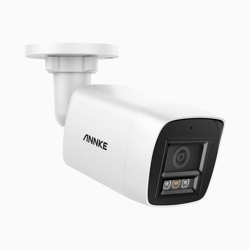 C800 - 4K PoE Überwachungskamera außen, 3840 x 2160 Pixel, Farbe & IR Nachtsicht, Personen- und Fahrzeugerkennung, Eingebautes Mikrofon, 96° Sichtfeld, Unterstützt RTSP und ONVIF, aktualisierte Version