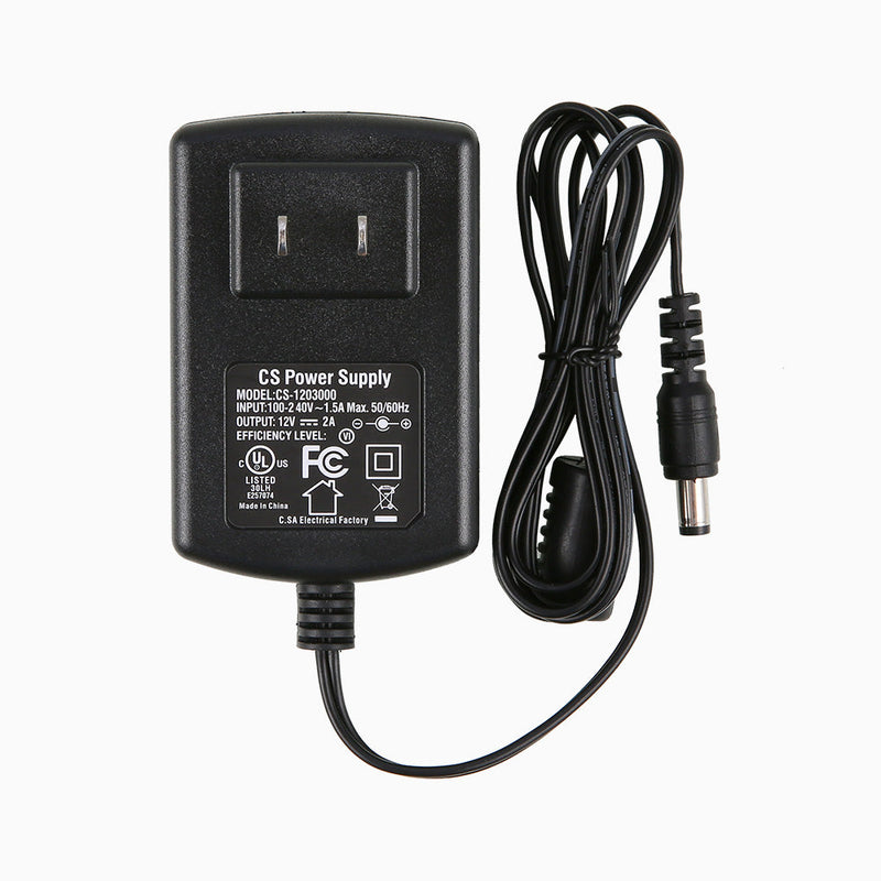 12V/2A CCTV Power Supply Adapter for Home Security Cameras and DVR NVR Recorders