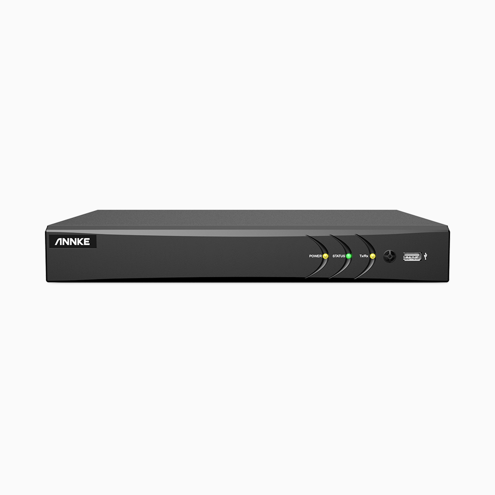 4K 8 Kanal Digitalvideorecorder (DVR), Personen-und Fahrzeugerkennung, H.265+, unterstützt 8 BNC-Kameras und 2 IP-Kameras