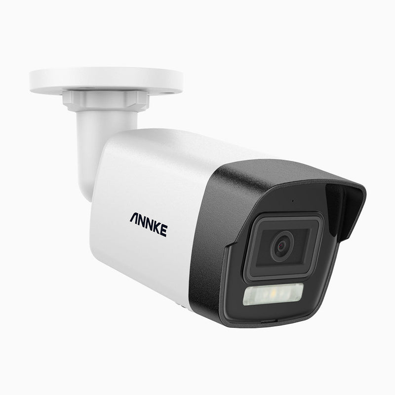 AC500 - 3K PoE Überwachungskamera aussen, Farbe & IR Nachtsicht, 3072*1728 Auflösung, f/1.6 Blende (0.005 Lux), Erkennung von Menschen und Fahrzeugen, Eingebautes Mikrofon, IP67