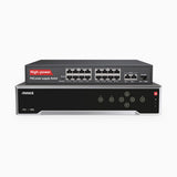 12MP 32-Kanal PoE NVR mit 16 PoE-Ports, 4000 x 3000 Pixel, 4 SATA Anschlüsse für 12 TB Festplatten, H.265+, Bewegungserkennung, Fernzugriff