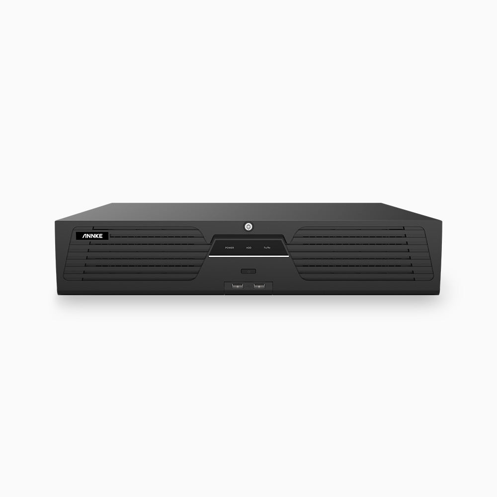 4K 64-Kanal Non-PoE NVR-Recorder, 32MP-Auflösung, 8 Festplattenschächte, bis zu 112 TB Speicher, H.265+, unterstützt Fisheye/Personenzählung/ANPR-Kameras